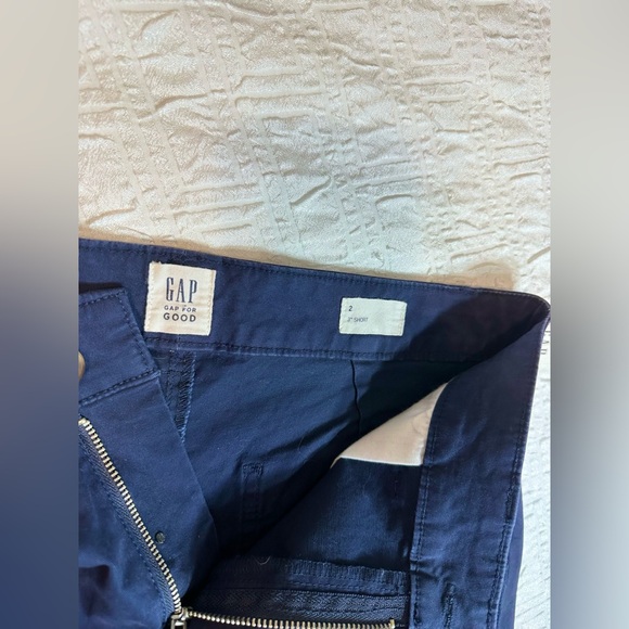 GAP New Blue Shorts Size 2 - Picture 5 of 8
